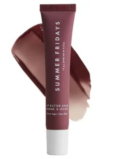 SUMMER FRIDAYS Summer Fridays Lip Butter Balm - Conditioning Lip Mask and Lip Balm for Instant Moisture, Shine and Hydration - Sheer-Tinted, Soothing Lip Care-Brown Sugar  - Image 1