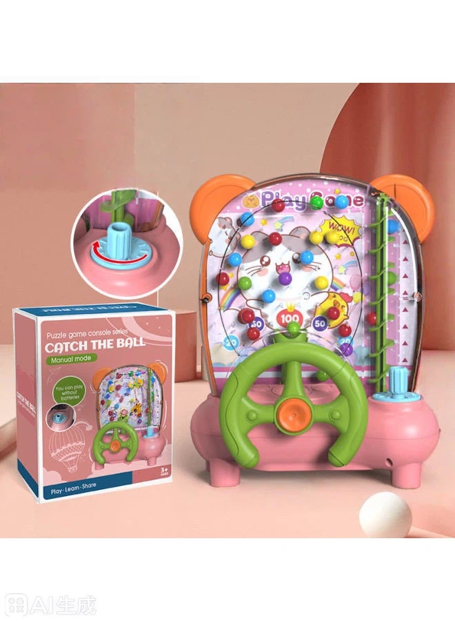 Automatic Ball Catcher Machine - Kids Bean Catching Game with Focus Training, Parent-Child Interactive Challenge Toy - Image 2