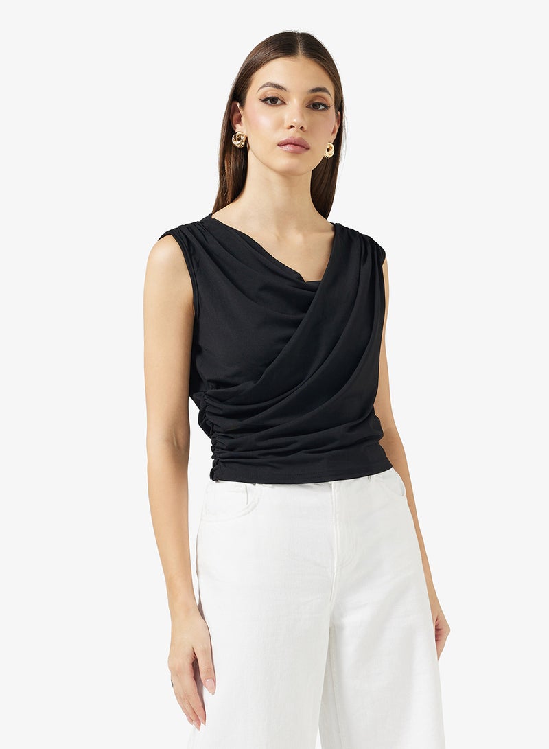 ELLA Off Shoulder Ruched Top - Image 1