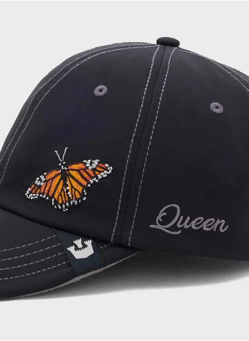 جورين بروس. قبعة "Long Live The Queen" ذات القمة المنحنية