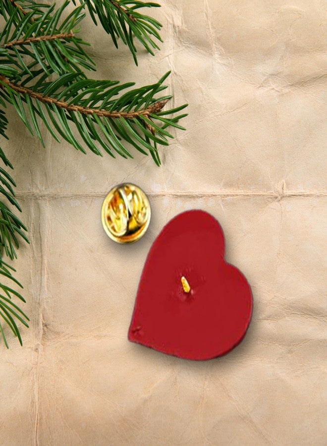 فوندريزينغ فور أ كوز جمع التبرعات لقضية نبيلة - دبوس صغير من السيليكون على شكل قلب - هدية للتوعية بأمراض القلب وعيد الحب - بروش أحمر - Image 2