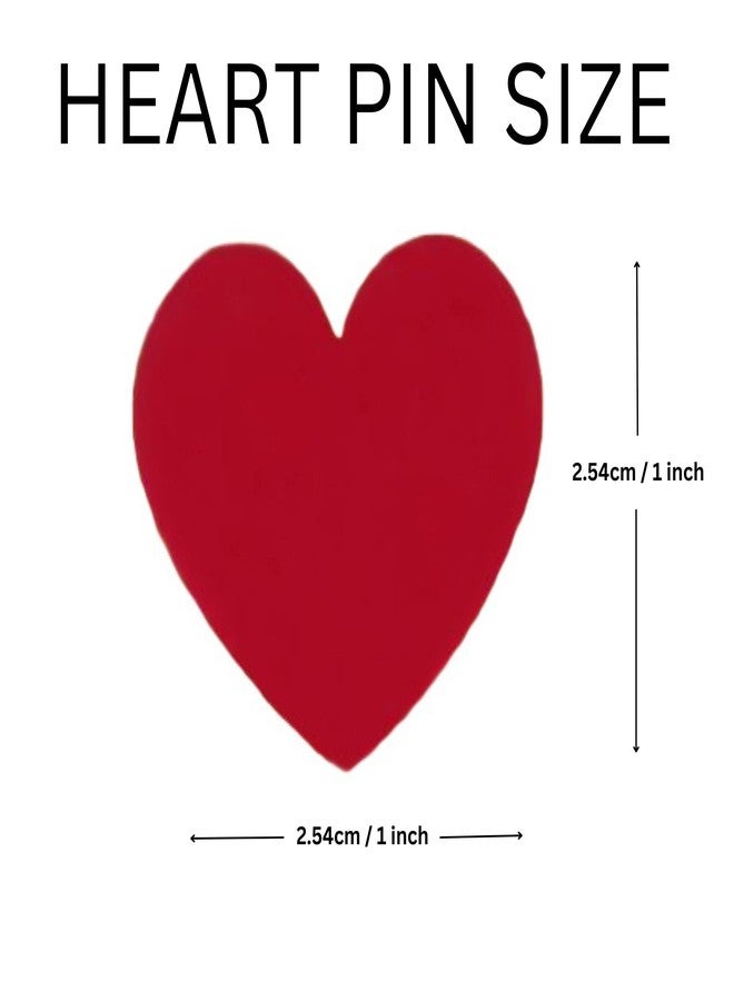فوندريزينغ فور أ كوز جمع التبرعات لقضية نبيلة - دبوس صغير من السيليكون على شكل قلب - هدية للتوعية بأمراض القلب وعيد الحب - بروش أحمر - Image 5