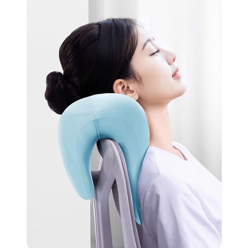 Blue Premium Reading Pillow Wedge for Office Chair Back Support - Image 1