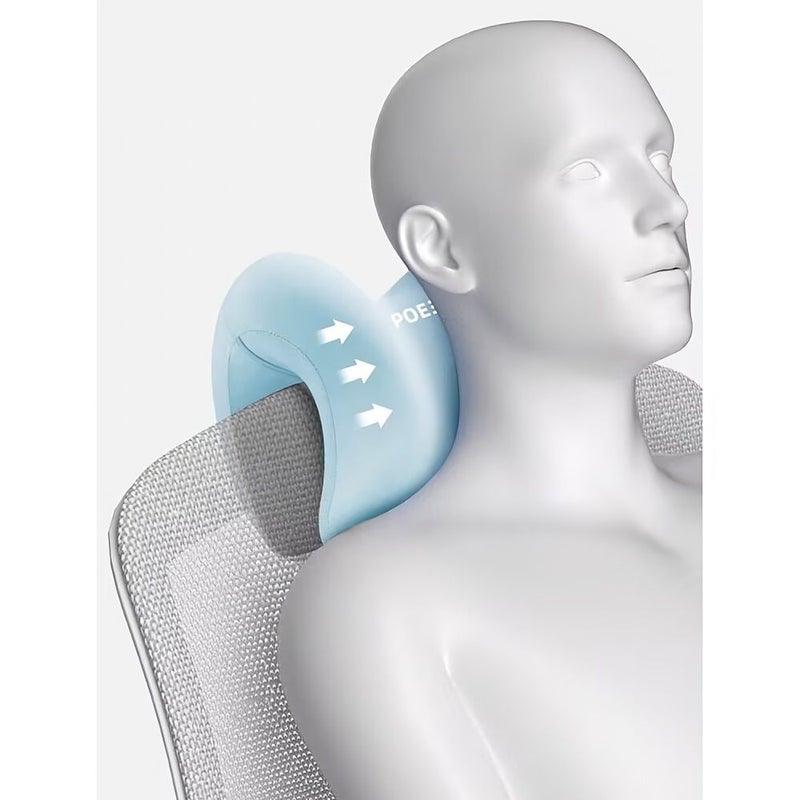 Blue Premium Reading Pillow Wedge for Office Chair Back Support - Image 4