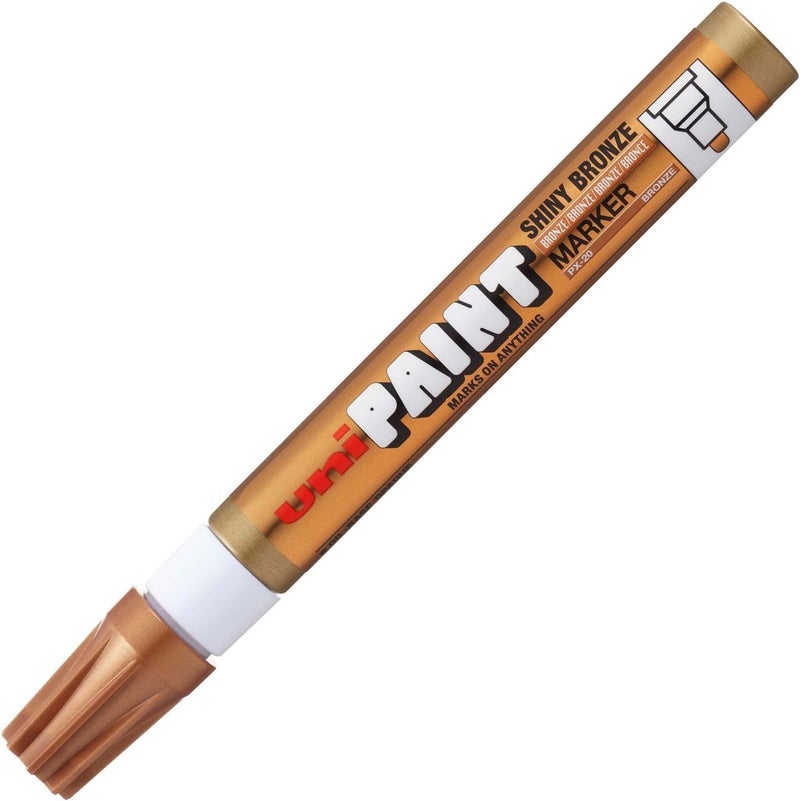 Uniball uni-ball Mitsubishi Uni PX-20 Shiny Bronze Paint Marker - Image 1