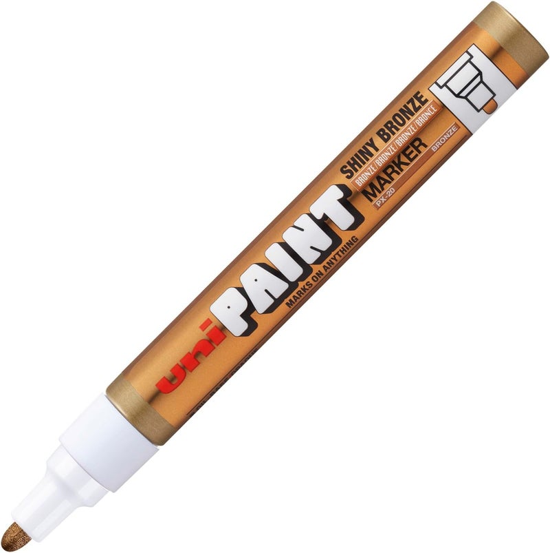 Uniball uni-ball Mitsubishi Uni PX-20 Shiny Bronze Paint Marker - Image 2