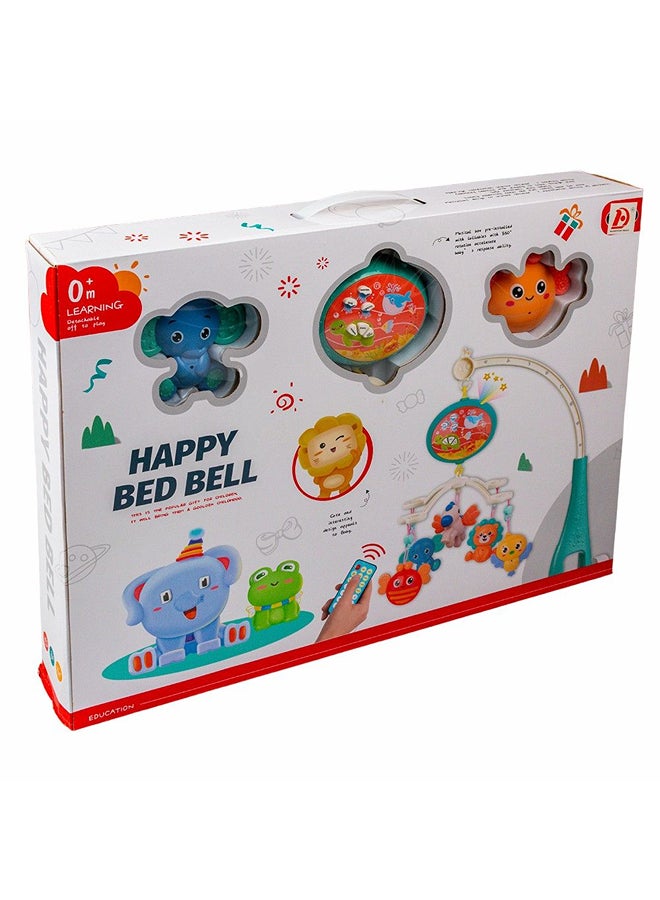 كيوبيك فن ملاهي لسرير الأطفال مع ريموت تحكم - 668-183