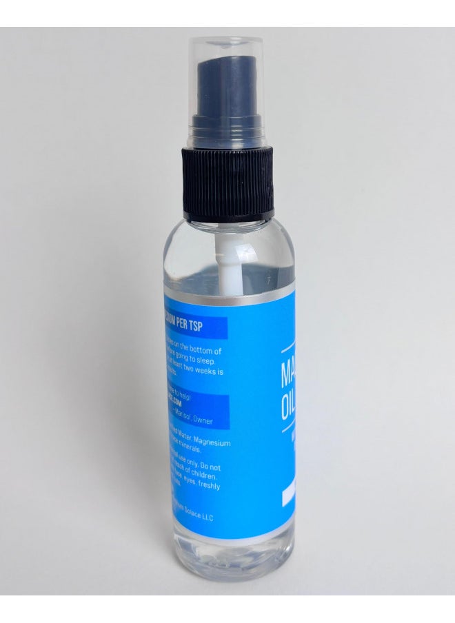 Magnum Solace Magnesium Oil Spray - 100% Natural Magnesium Spray Made with Dead Sea Salt, Stronger than Magnesium Lotion and Magnesium Cream  - Image 2