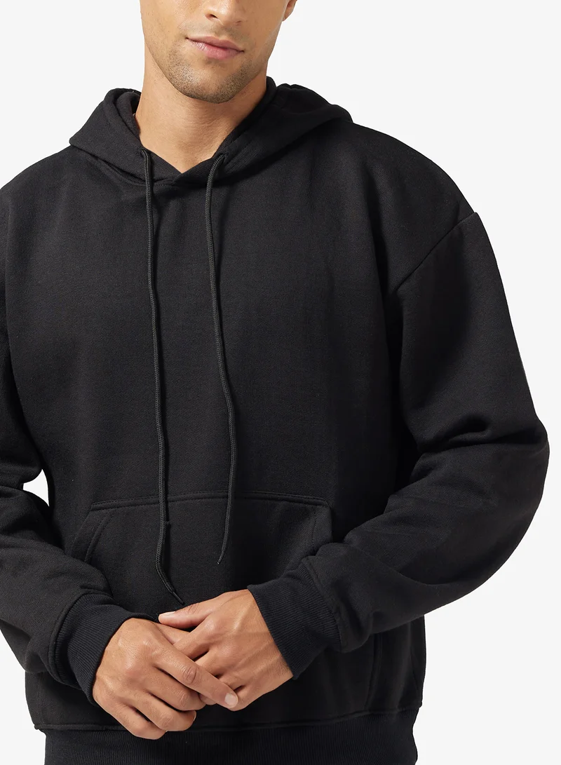Seventy Five Oversized Basic Graphic Hoodie