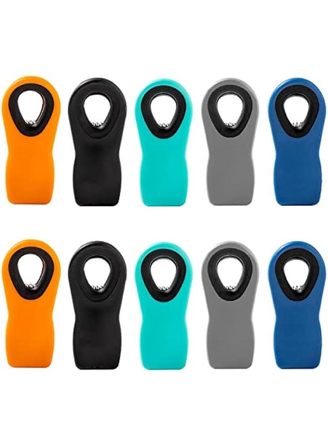 Chip Clips Bread Clips Bag Clips Magnetic Clips Chip Clip Chip Clips Bag Clips Food Clips Clips for Food Packages Chip Bag Clip (10pcs Colored) - Image 1