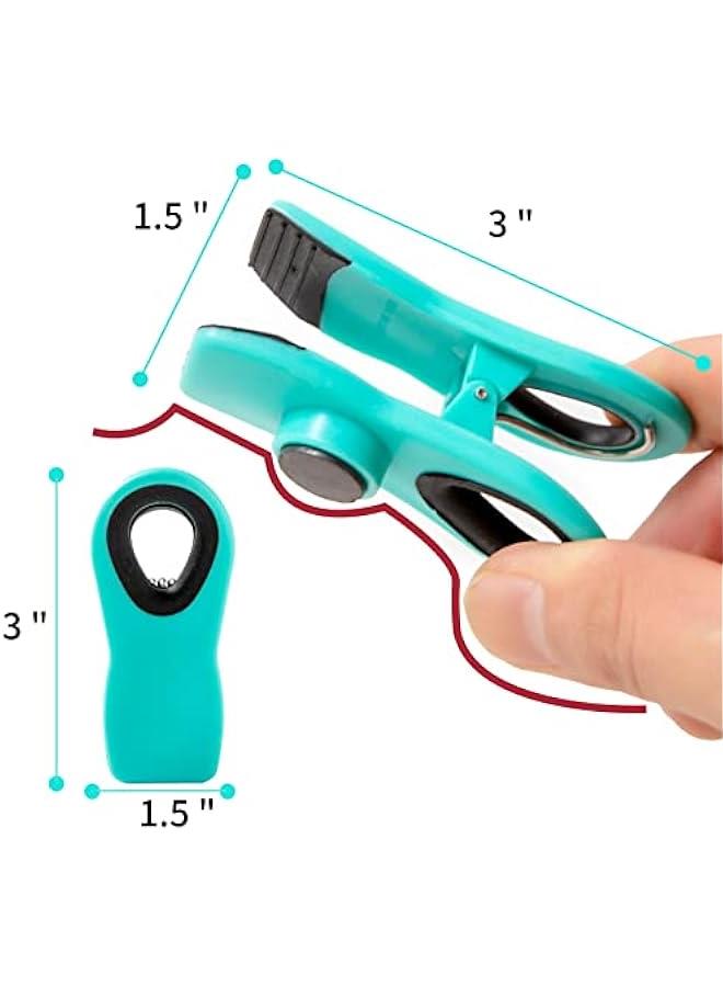 Chip Clips Bread Clips Bag Clips Magnetic Clips Chip Clip Chip Clips Bag Clips Food Clips Clips for Food Packages Chip Bag Clip (10pcs Colored) - Image 2