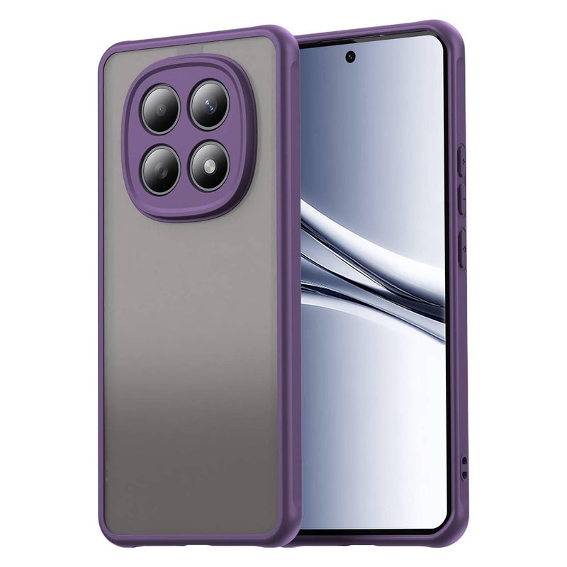 غطاء واقي بTPU+PC لـ Redmi Note 15 مع مقاوم للصدمات وحماية من السقوط مع مقاوم للصدمات مع حامل قائم مع مغناطيس قوي باللون بنفسجي مغناطيسي بوظيفة حامل من مادة TPU باللون الأحمر بالل. - Image 1