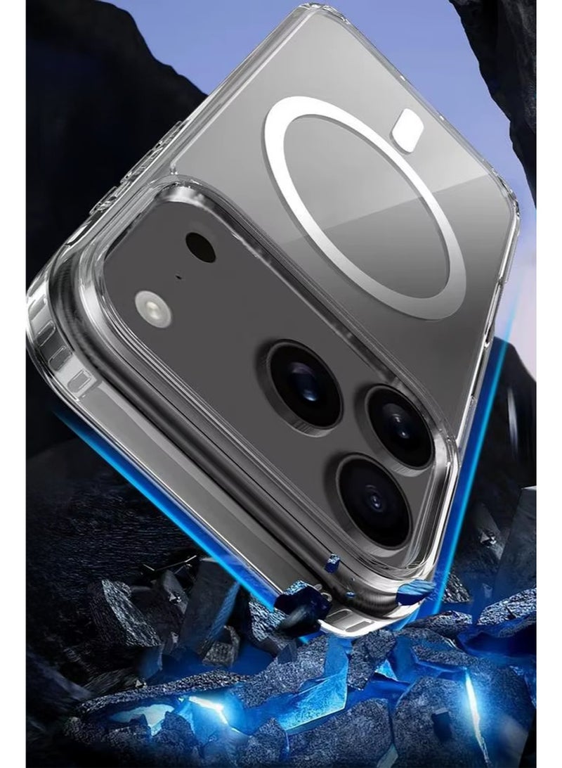كرامرز وشركاه غطاء حماية آيفون 17 برو ماكس – شفاف نحيف متوافق مع MagSafe مقاوم للصدمات ويدعم الشحن اللاسلكي - Image 5