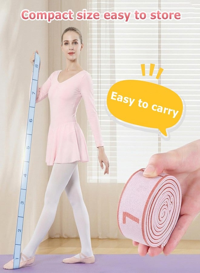 DAWZMR 3PCS Fitness Resistance Band for Legs, 8/10/12-Section Elastic Training Bands, Numbered Stretch Band for Yoga, Stretching, Pilates, Fitness, Exercise - Image 3