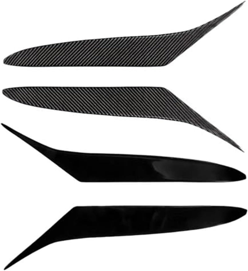 Vuzmode Black Carbon Fiber Headlight Eyelid Trim for Mazda RX8 - Image 5