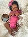Zero Pam Black Reborn Baby Dolls Silicone Full Body20 in Realistic Baby Doll African American Baby GirlFull Silicone Baby Doll Black Reborn Dolls with Accessories - Image 2