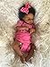 Zero Pam Black Reborn Baby Dolls Silicone Full Body20 in Realistic Baby Doll African American Baby GirlFull Silicone Baby Doll Black Reborn Dolls with Accessories - Image 4