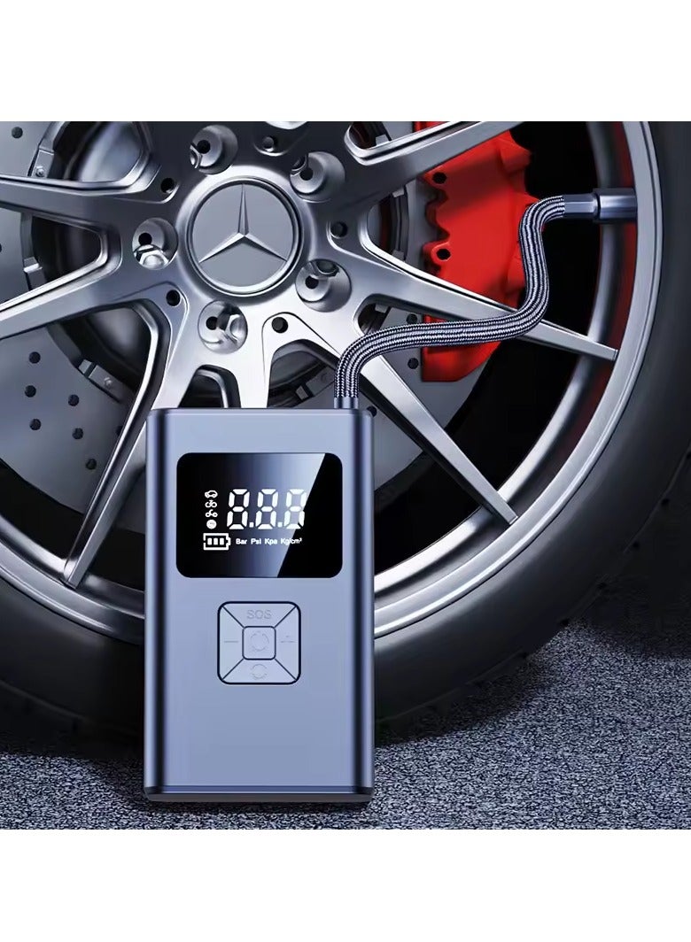 SUITU Wireless Tire Inflator 7.4V 4000mAh Fast Inflation Car Air Compressor - Image 3