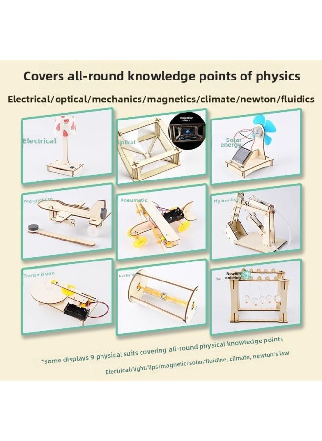 小学生科技教育小制作套装儿童创意diy科学实验物理手工发明材料-规格:新-幼儿园【中班16件套】  - Image 5