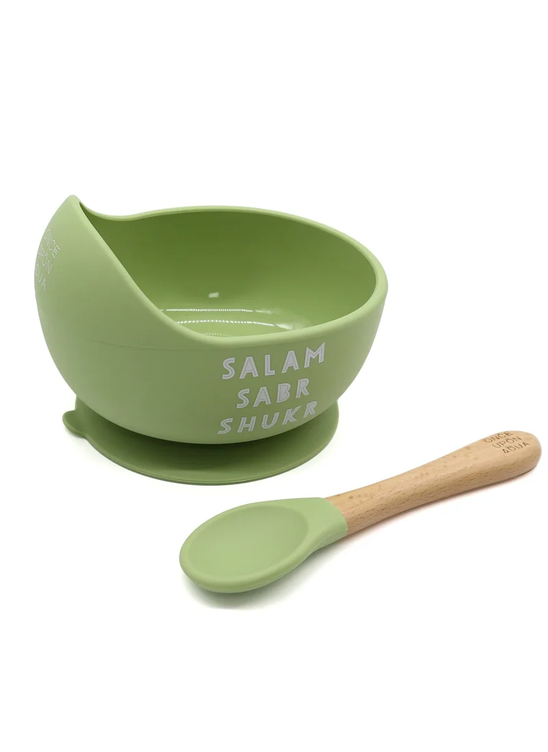 ONCE UPON A DUA Lux Silicone Bowl & Spoon Set