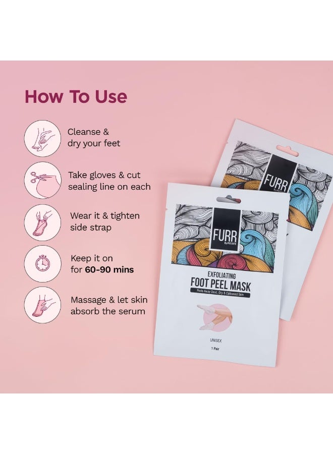PEE SAFE FURR EXFLOATING FOOT PEEL MASK - Image 3