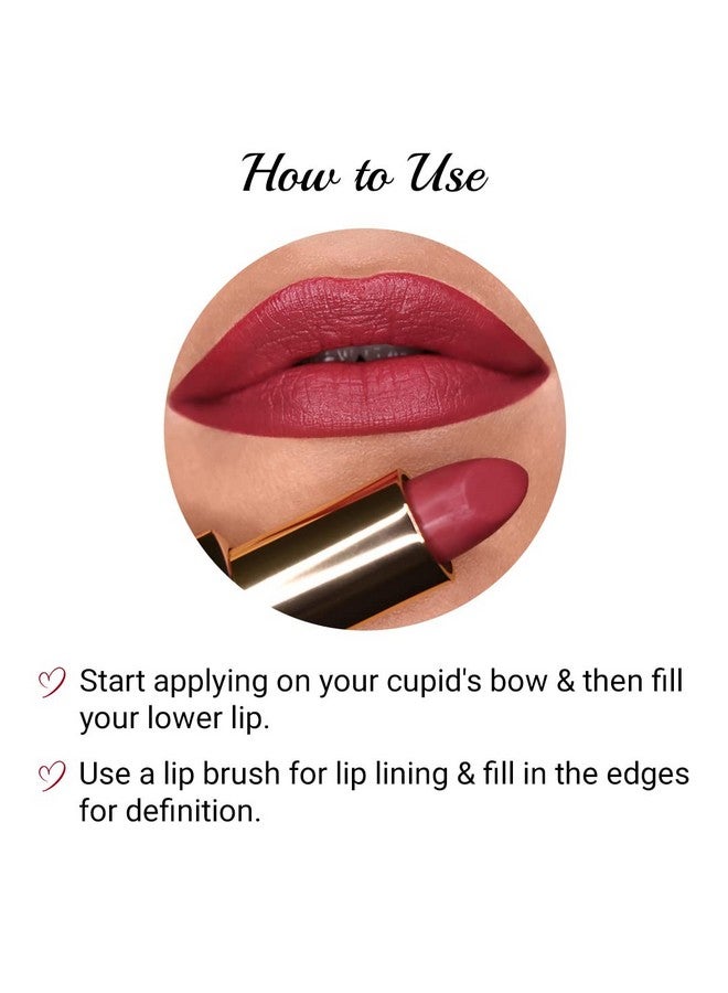 Iba Long Stay Matte Lipstick for Women- M19 Nude Alert, 4g | Creamy Matte Finish & Smooth Texture| Long-Lasting | Hydrated Lips | Enriched with Vitamin E| Intense Colour & Highly Pigmented | Lip Makeup - Image 5
