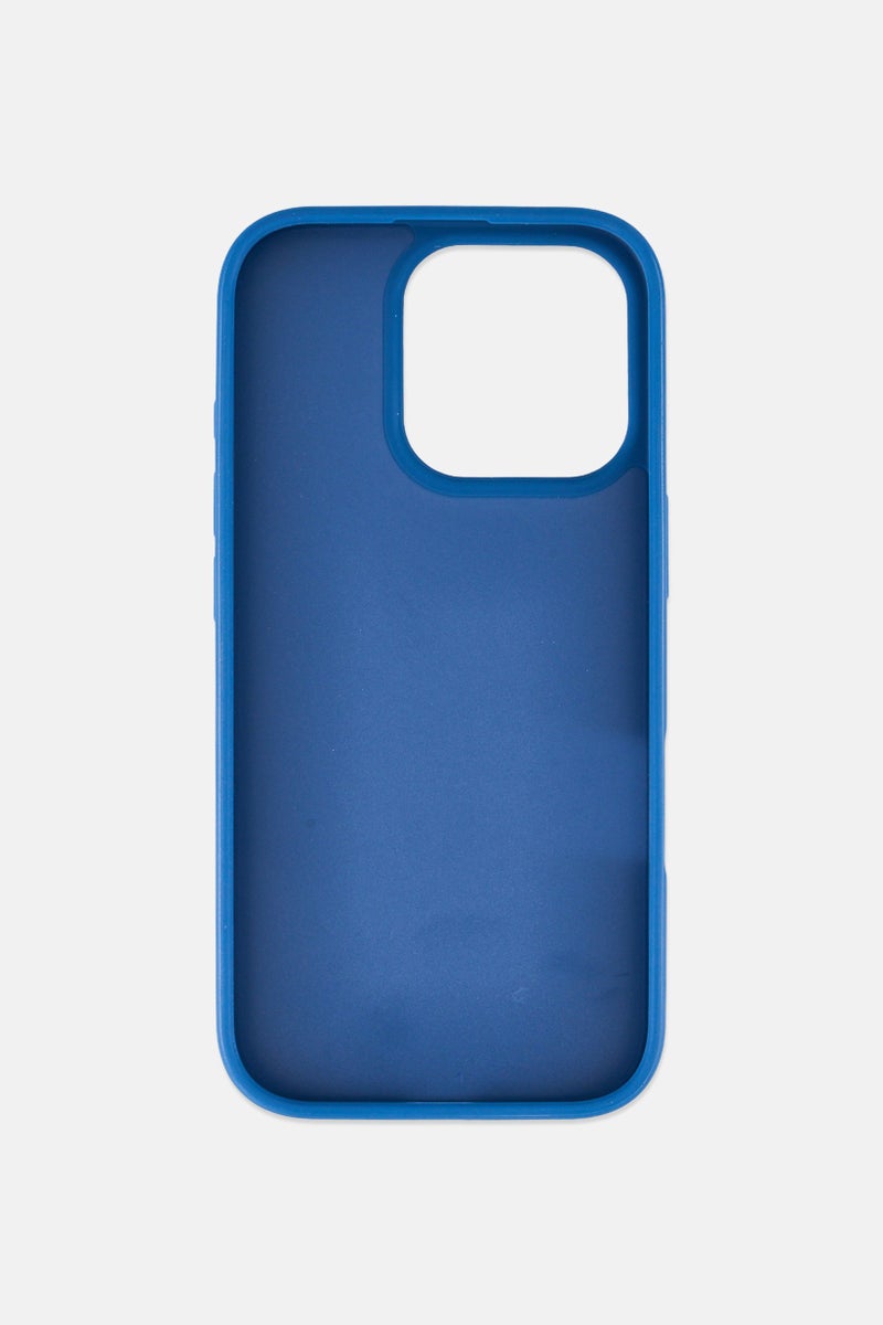 GUESS iPhone 16 Pro Brand Logo Protective Case, Blue - Image 3
