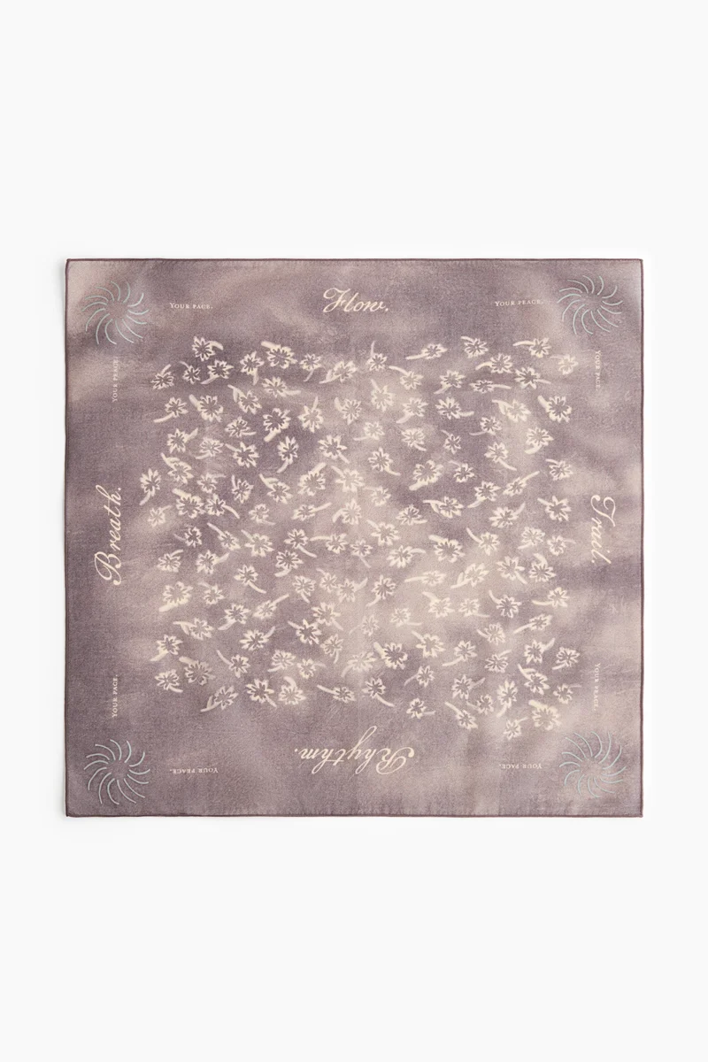 Printed scarf