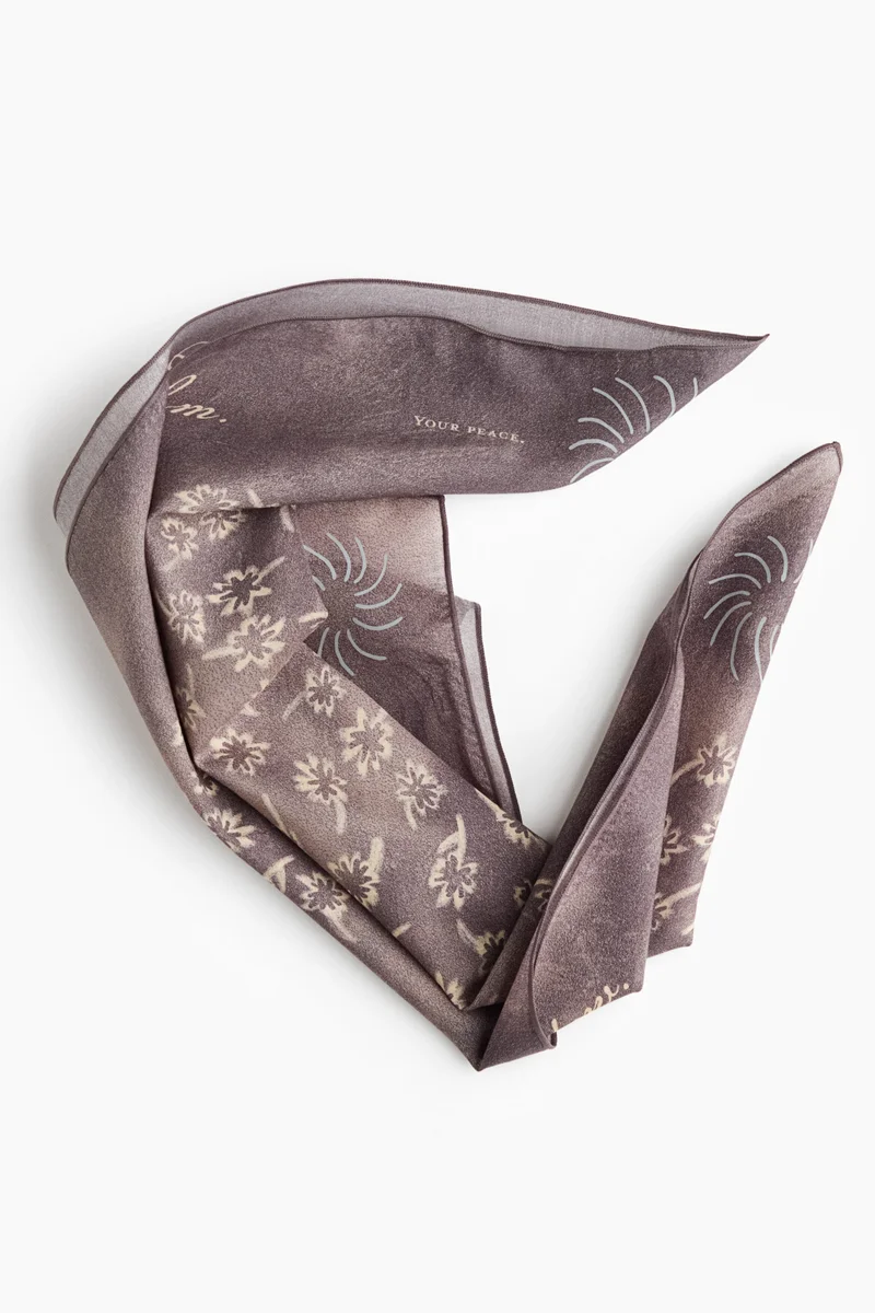 H&M  Printed scarf for Women | Best Price UAE