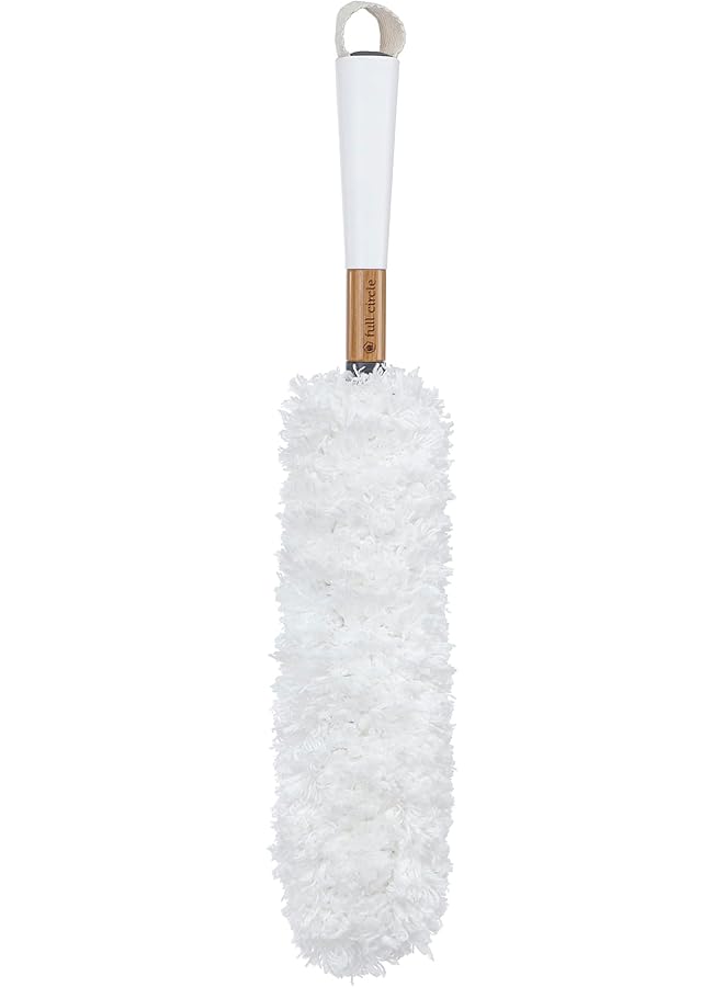 erorex Dust Whisperer Microfiber Duster With Machine Washable Head White - Image 1