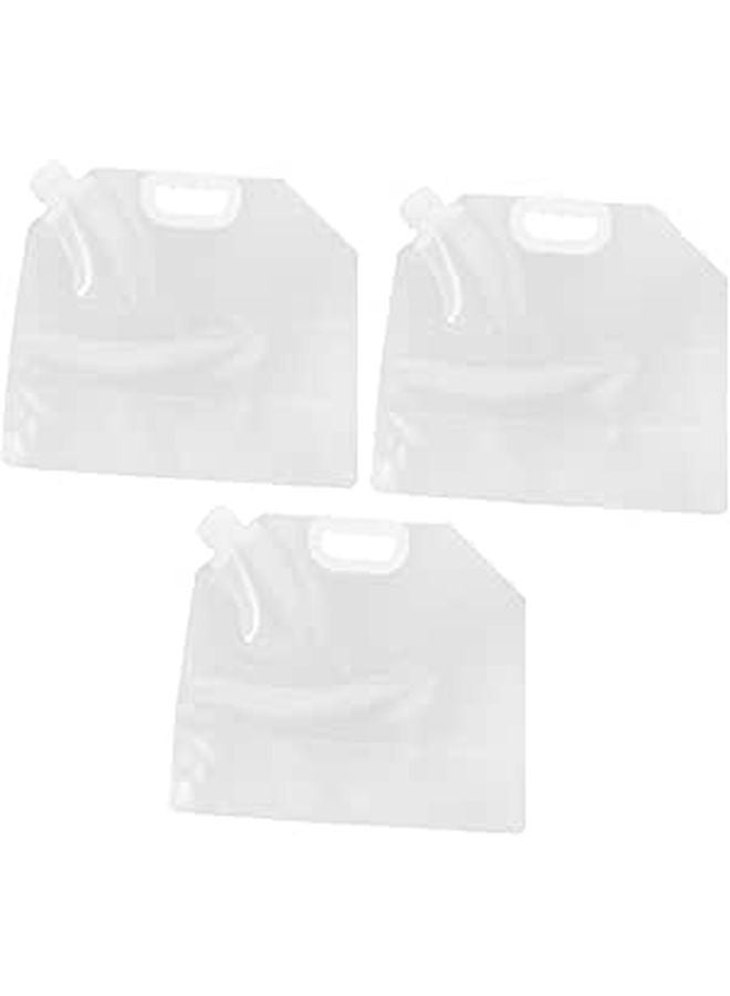3pcs 500ml PE Drink Pouch with Versatile Spout for Outdoor Office Easy to Carry - Image 1