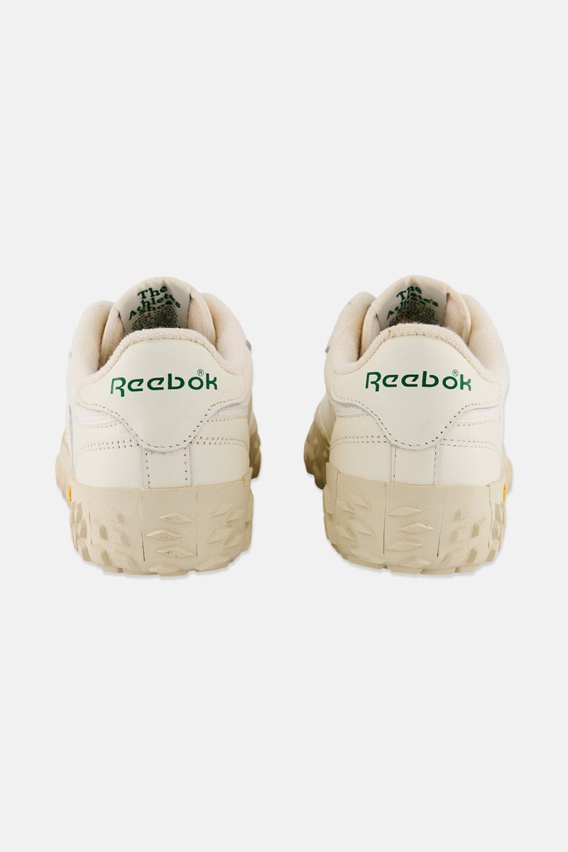 Reebok Men Club C Vibram Lace Up Tennis Shoes, Beige - Image 3