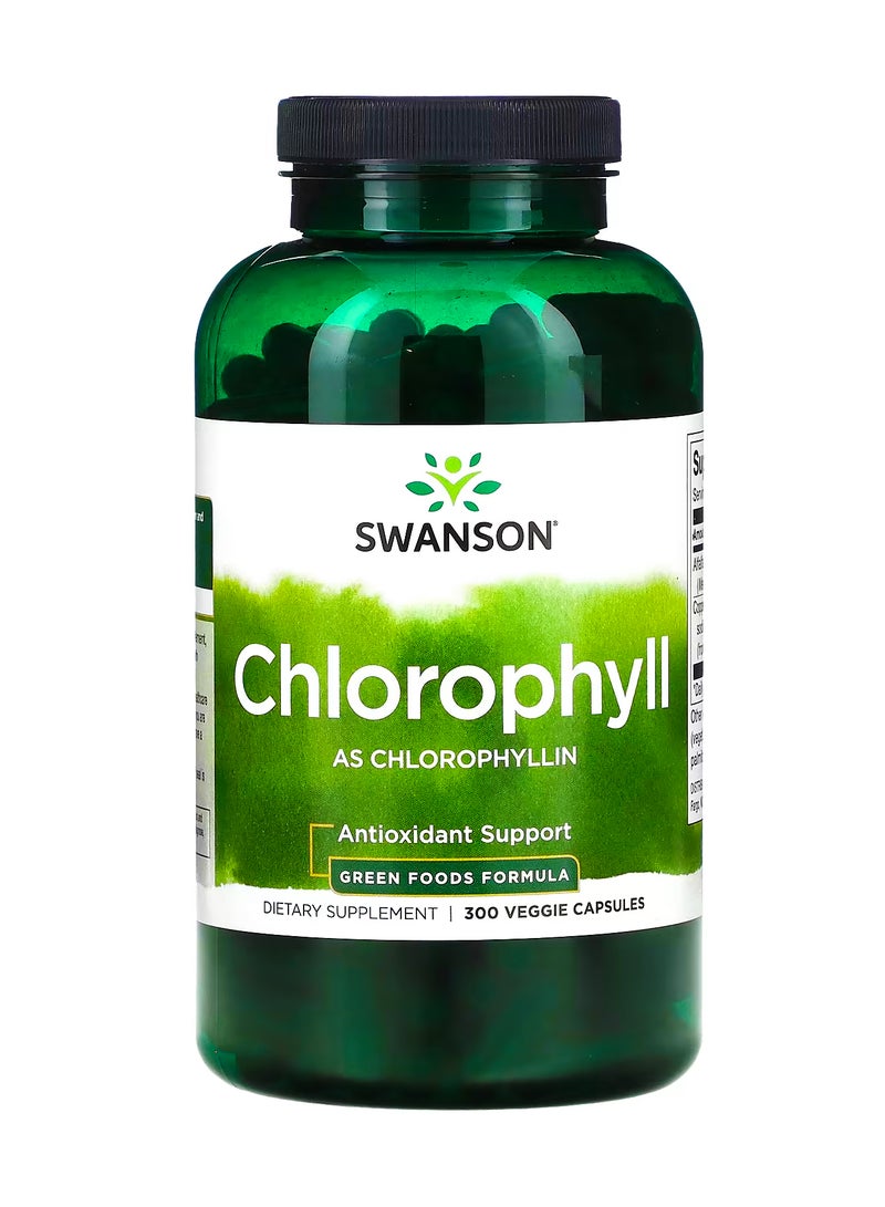 SWANSON Chlorophyll 300 Veggie Capsules
