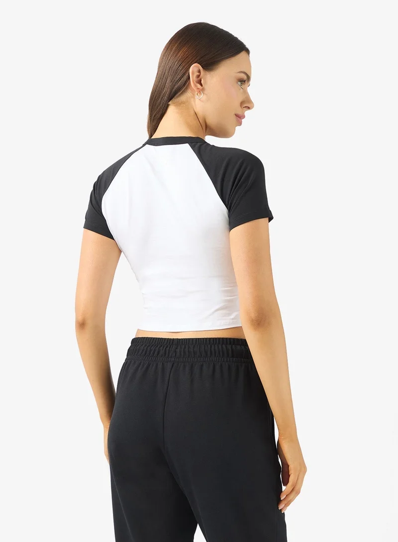 ANTA Short Sleeved  knitted -Sporty Retro