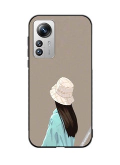 Protective Case Cover For Xiaomi 12X Brown Hat Girl Design Multicolour