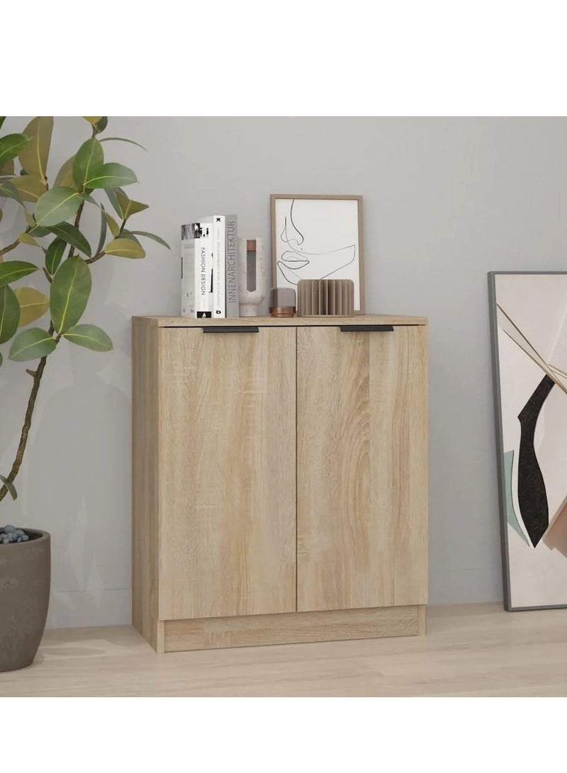 2 Shutters Wood Shoe Rack - Image 1