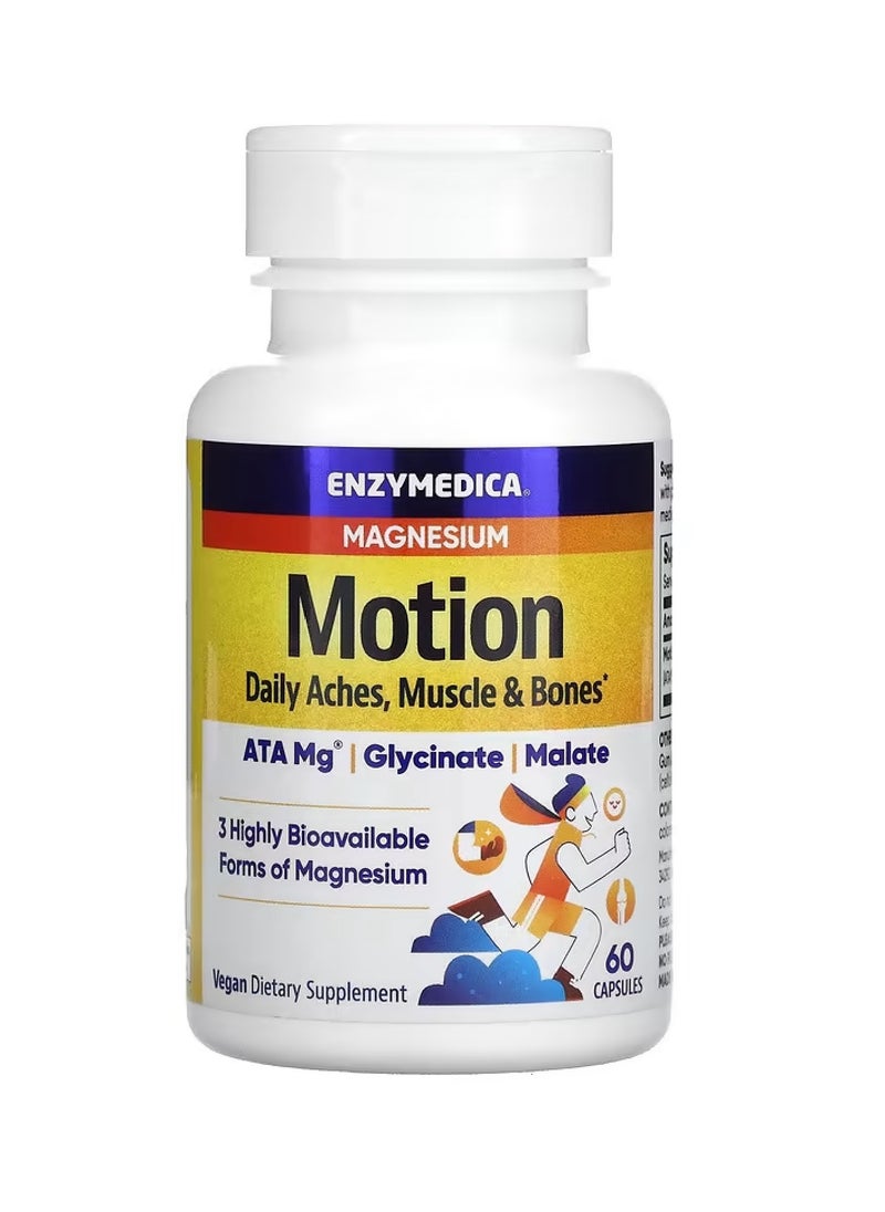 ENZYMEDICA Magnesium Motion 60 Capsules  - Image 1