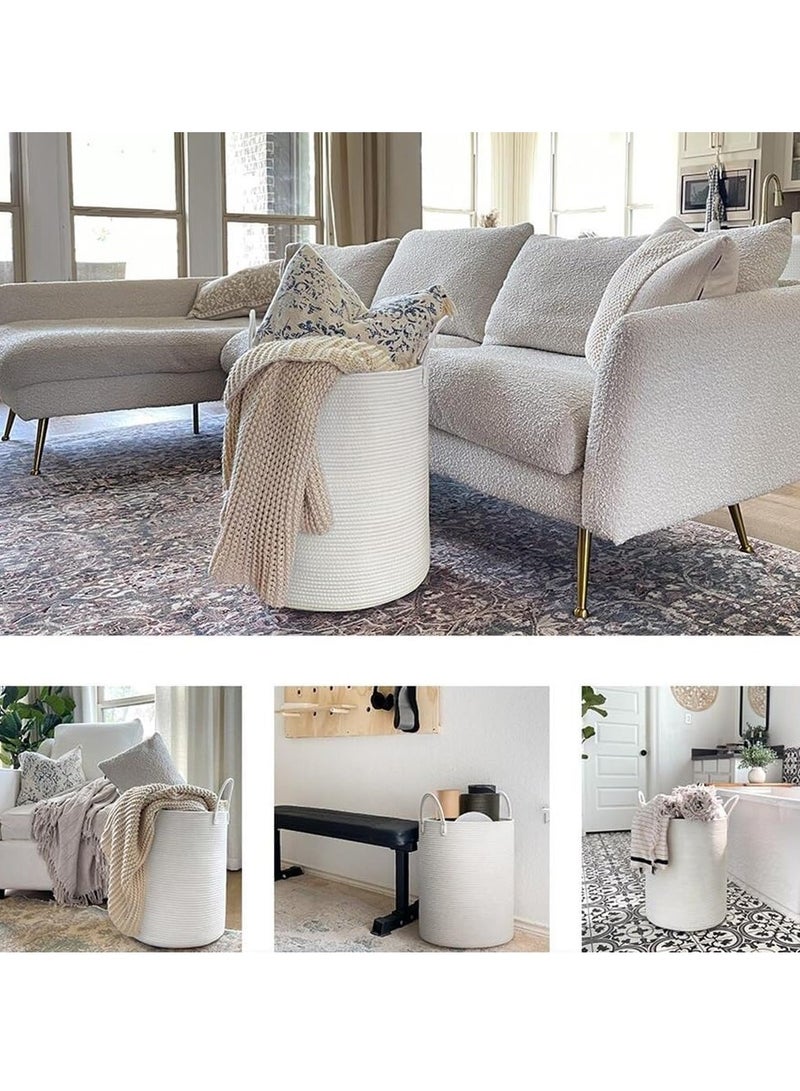 عام سلة غسيل القماش الأبيض ، سلة غسيل تاكاتو ، سلة تخزين النبات ، يمكن تخزين الملابس ، اللعب ، الوسائد ، المناشف ، غرفة النوم ، غرفة المعيشة ، الحمام (مجموعة من ثلاث قطع) - Image 4