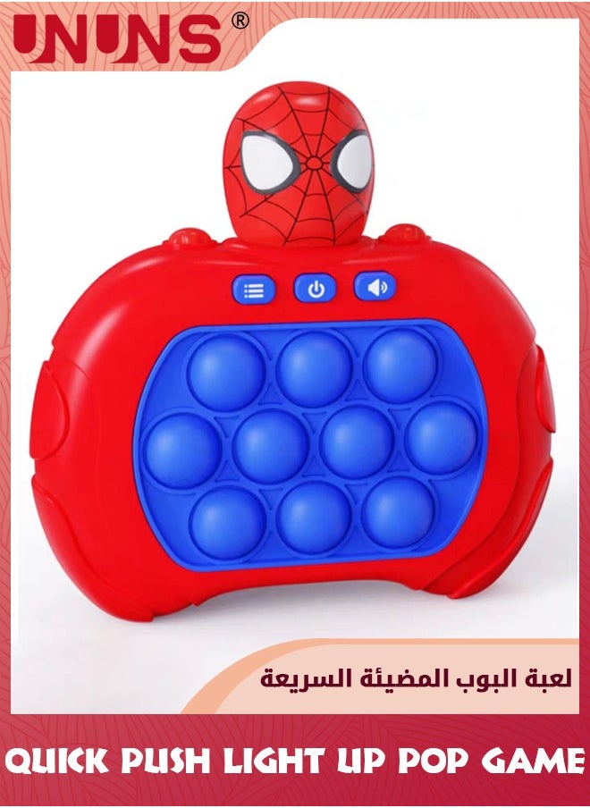 UNUNS - Spider Quick Push Bubbles Game,Handheld Console Push Bubble Pop Puzzle Game Sensory Fidget Toy,Electronic Quick Push Game,Cool Stuff Toys,Gift For Adults Teens Kids Stress Relief And Brain Exercise - Image 1
