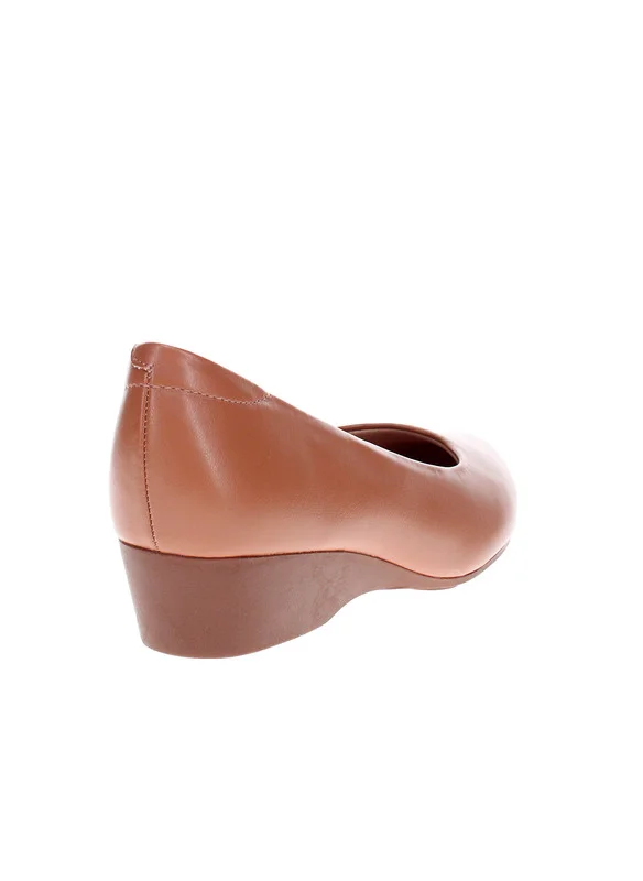 مودار Modare Ladies Wedge Shoes Brown | Made In Brazil