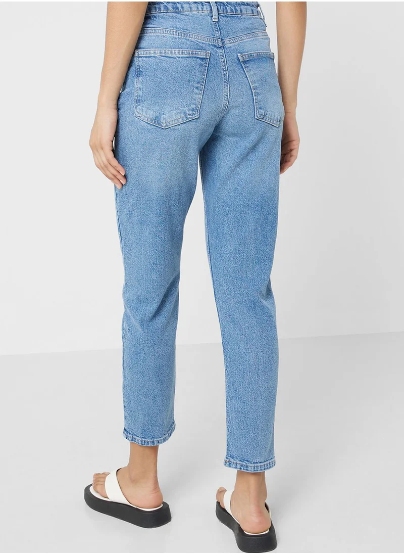 ديفاكتو Woman Comfort Mom High Waist Jeans