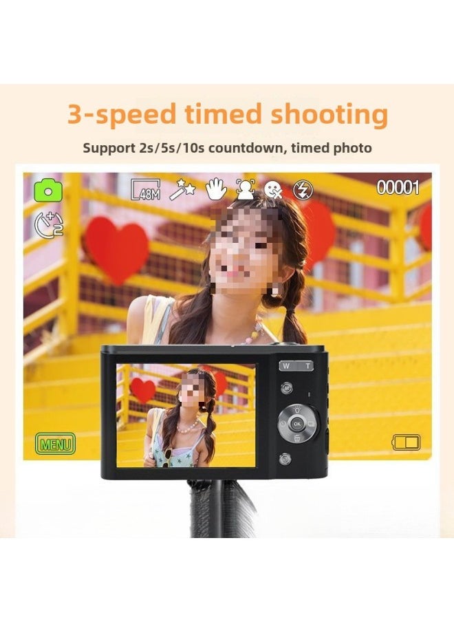 Generic Student Digital Camera Non-ccd Retro Entry Campus HD Home Travel Small Card Machine-Body Color:Color Of Your Choice - Default White - Beauty Filter + Non-focus Anti-shake - Bare Metal Without Card, You Can Take 1 Photo - Not Recommended  - Image 5