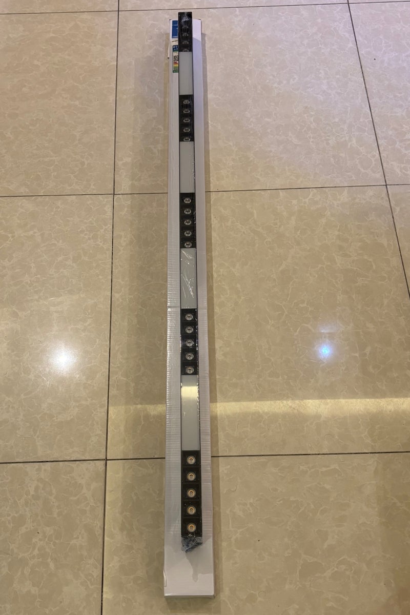 علاقي سقف مودرن – 120 سم – 40 واط – إضاءة دافئة 3000K – أسود - Image 3