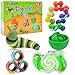 Cevioce 5Pcs Fidget Toys Adults PackEaster Basket Stuffers for Teens BoysAutism Sensory Toys with Fidget Spinner Slug Magnetic RingsSquishy Fidget Toys ADHD Stress ReliefParty Favor for KidG - Image 2