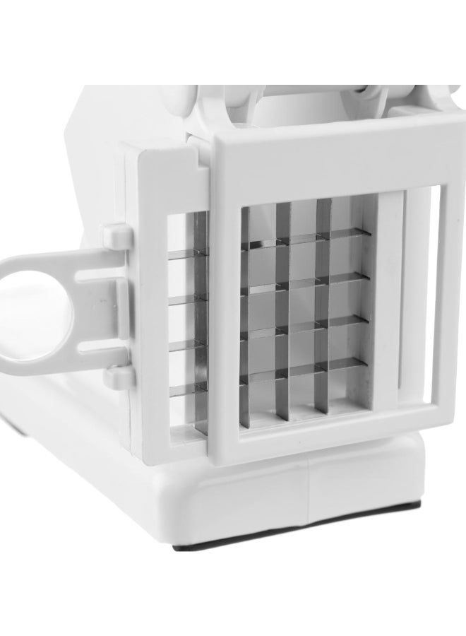 Five Simply Smart Stainless Steel Blade French Fries Dicer White 14 x 9 x 27 cm 119501 - Image 2