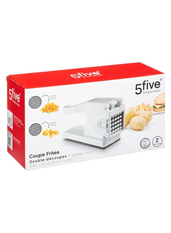 Five Simply Smart Stainless Steel Blade French Fries Dicer White 14 x 9 x 27 cm 119501 - Image 4