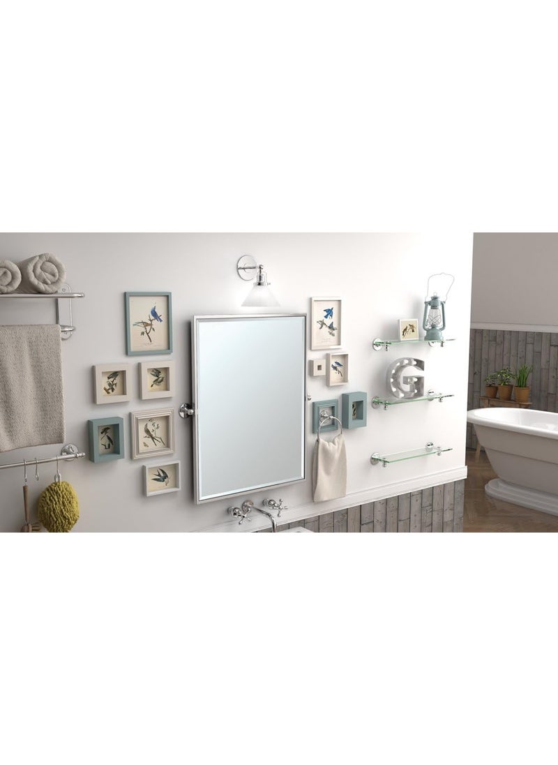 gatco Gatco 4419S Cafe Rectangle Mirror Chrome 315 H x 275 W  - Image 4