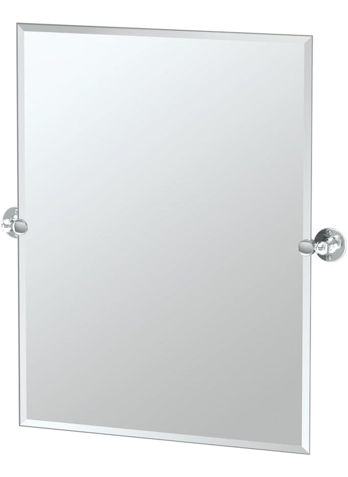gatco Gatco 4419S Cafe Rectangle Mirror Chrome 315 H x 275 W  - Image 1