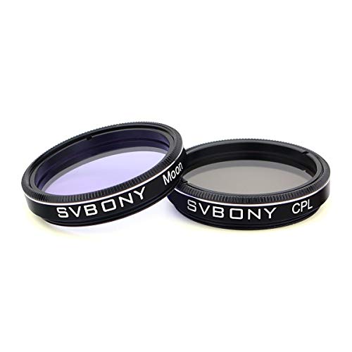 SVBONY 1.25 inches Moon Filter CPL Filter Five Color Filters Kit 7pcs Filters Set for Enhance Lunar Planetary Views Reduces Light Pollution - Image 4