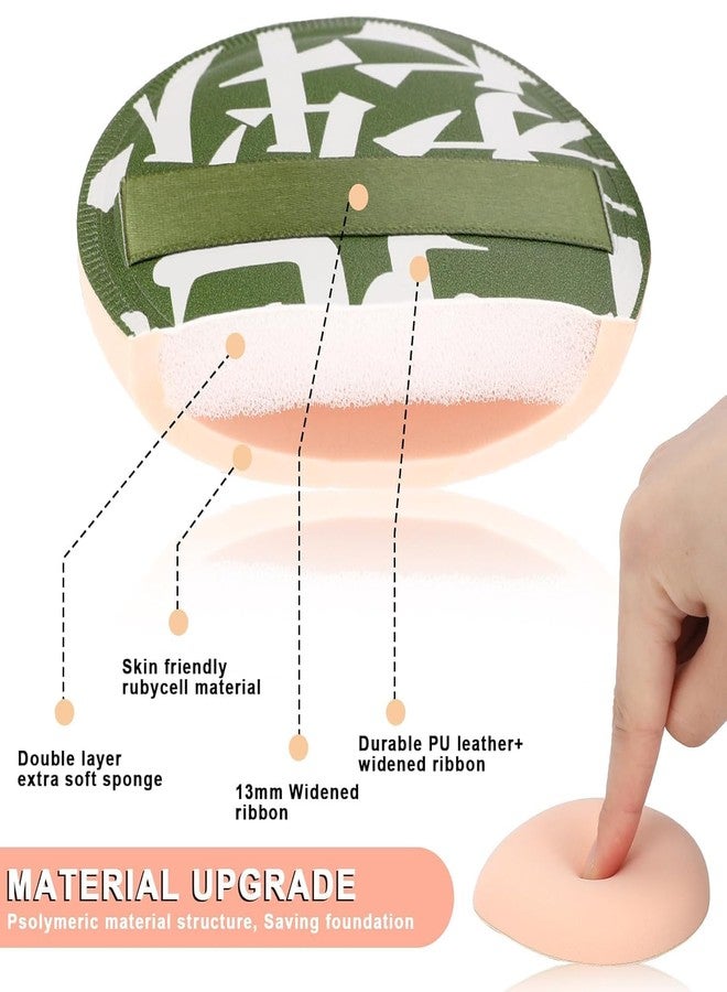 Aternal Korean Makeup Puff, 4PCS Soft Makeup Sponges Teardrop & Square Setting Powder Puff Face Makeup Cushion Puff Beauty Blender Sponge for Foundation Concealer Liquid Cream and Powder, Beginner Friendly - Image 2